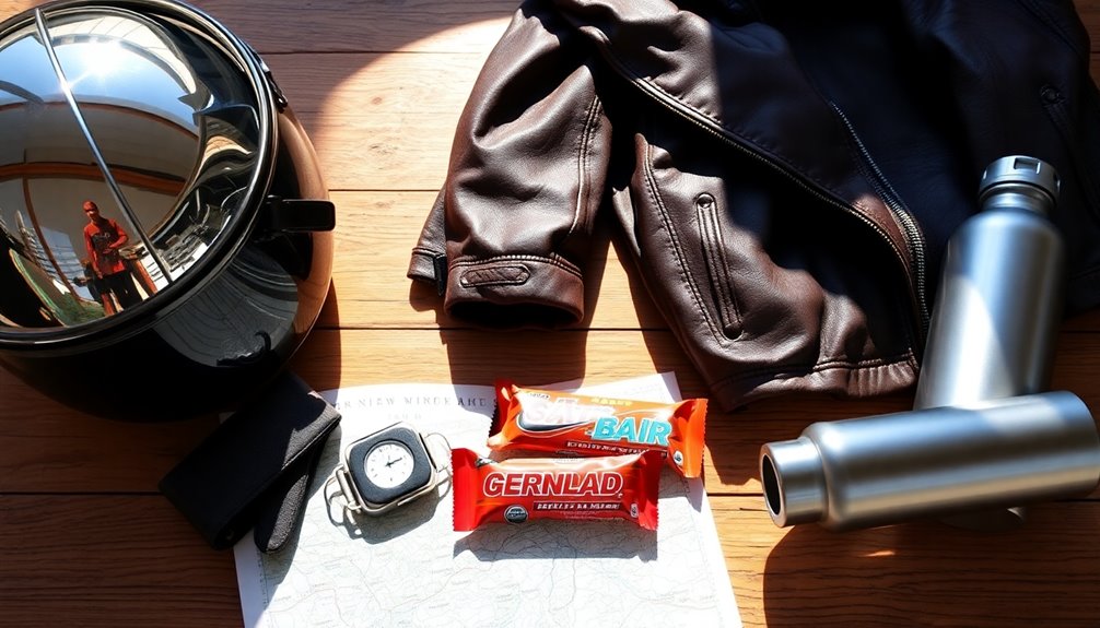 motorcycle trip essential items