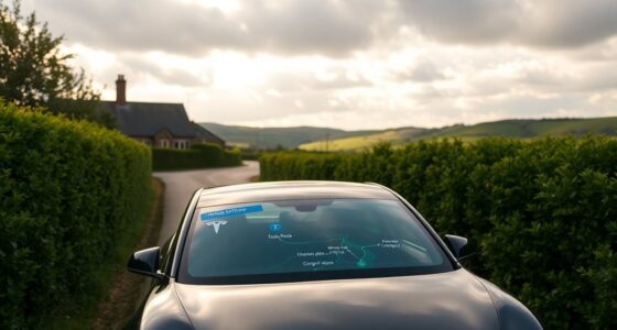 tesla navigation in uk