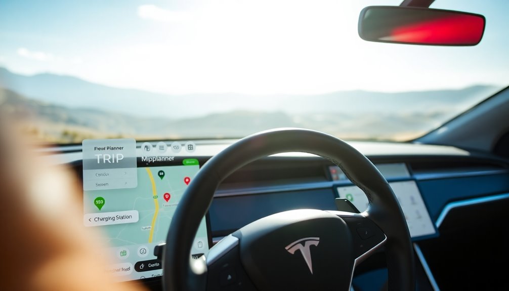 tesla travel route optimization