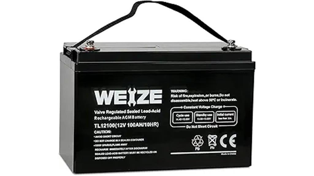 12v 100ah agm battery