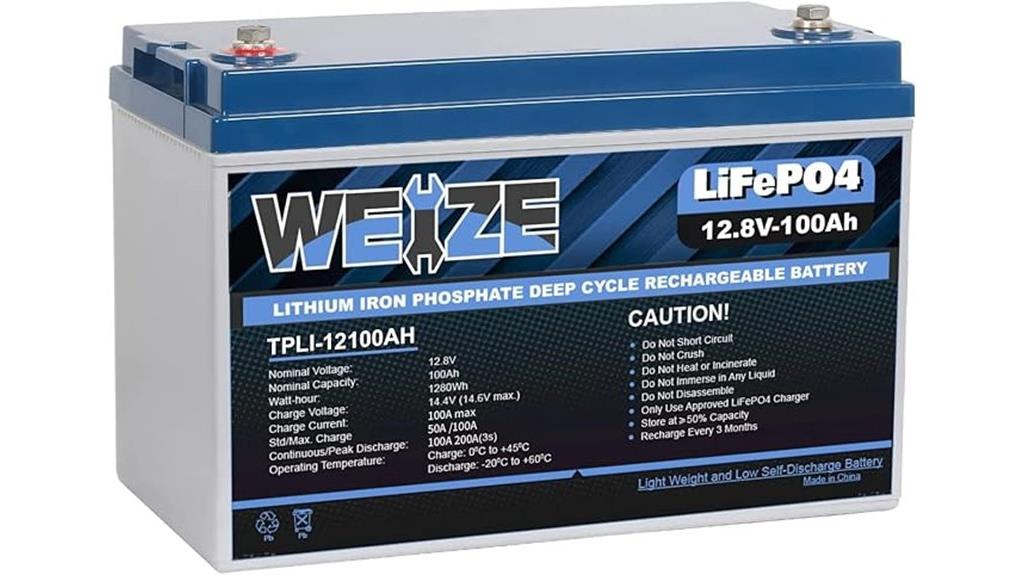 12v 100ah lithium battery