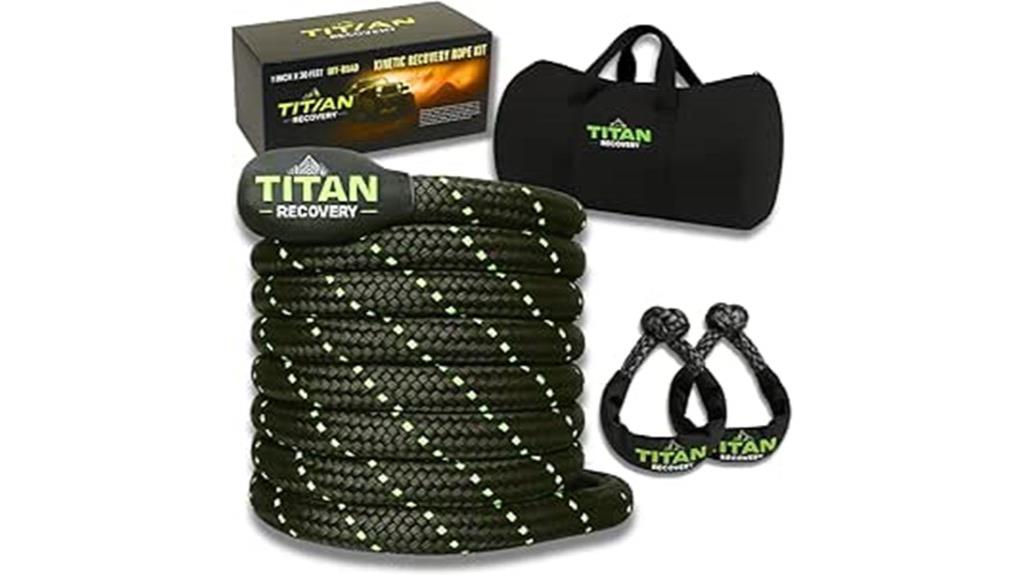 30ft high capacity recovery rope