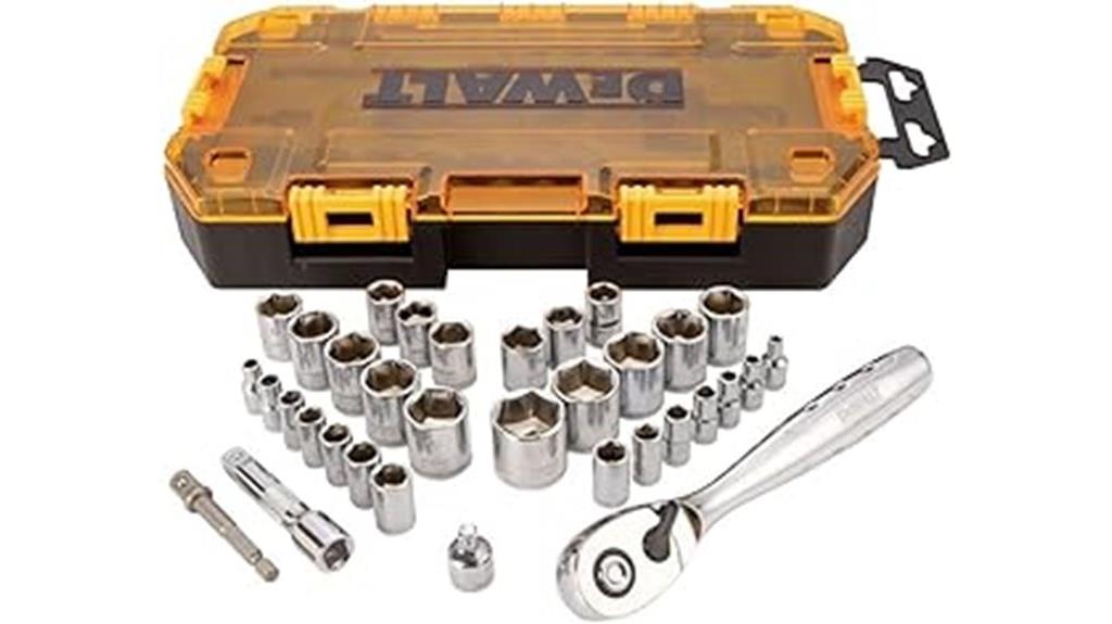 34 piece dewalt socket set
