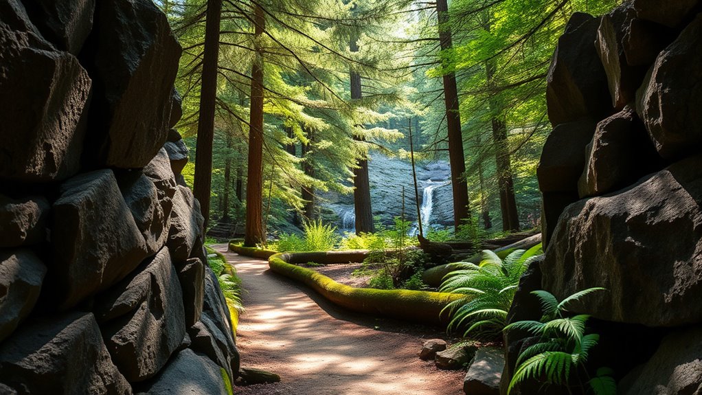 accessible trailhead with wildlife