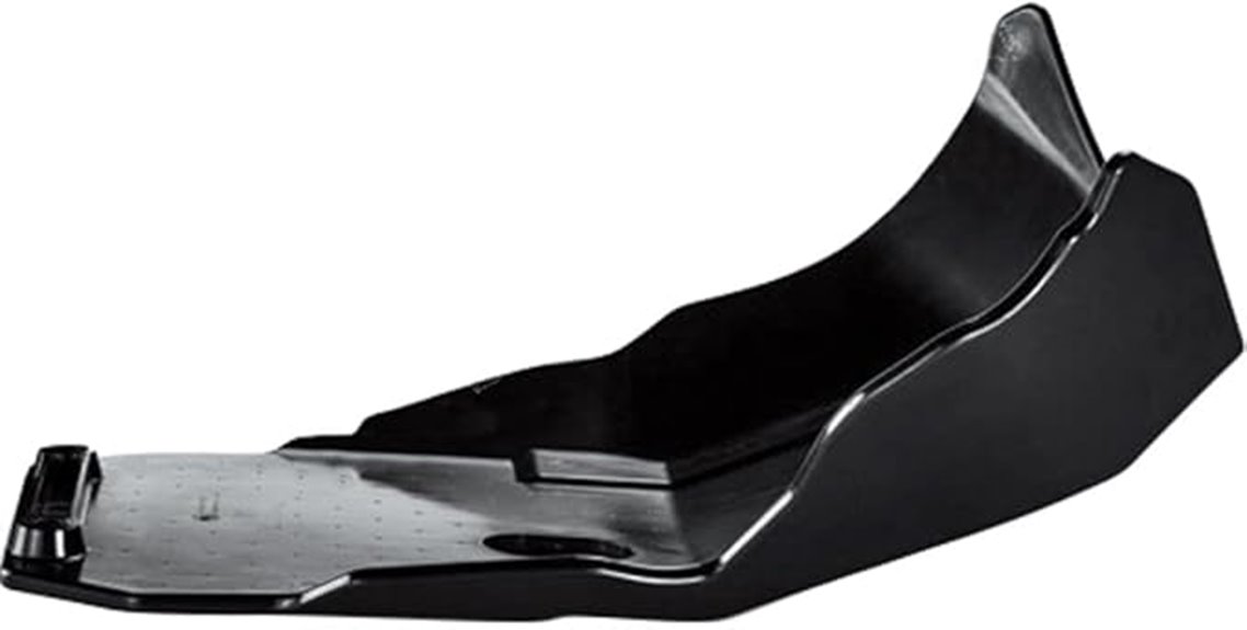 acerbis black skid plate