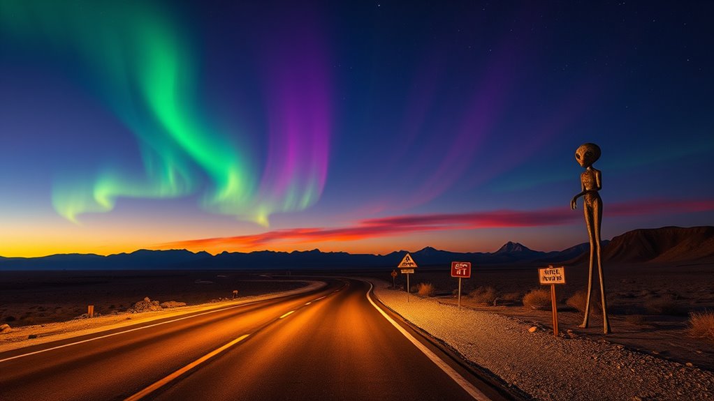 alien sightings fuel highway legends