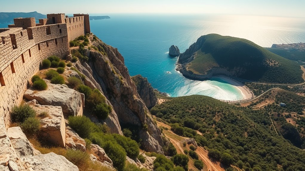 ancient fortress with strategic importance