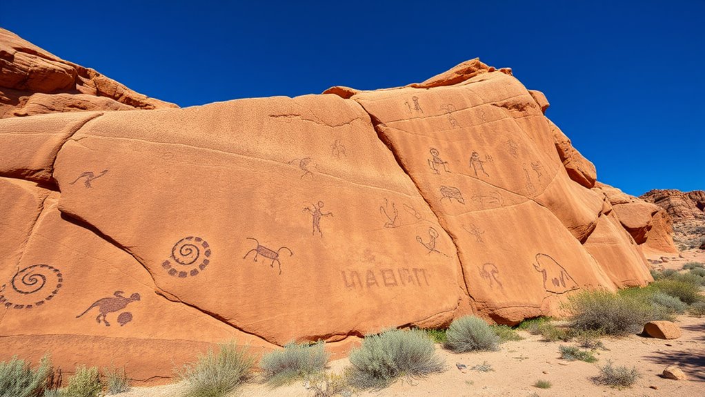ancient rock art symbols
