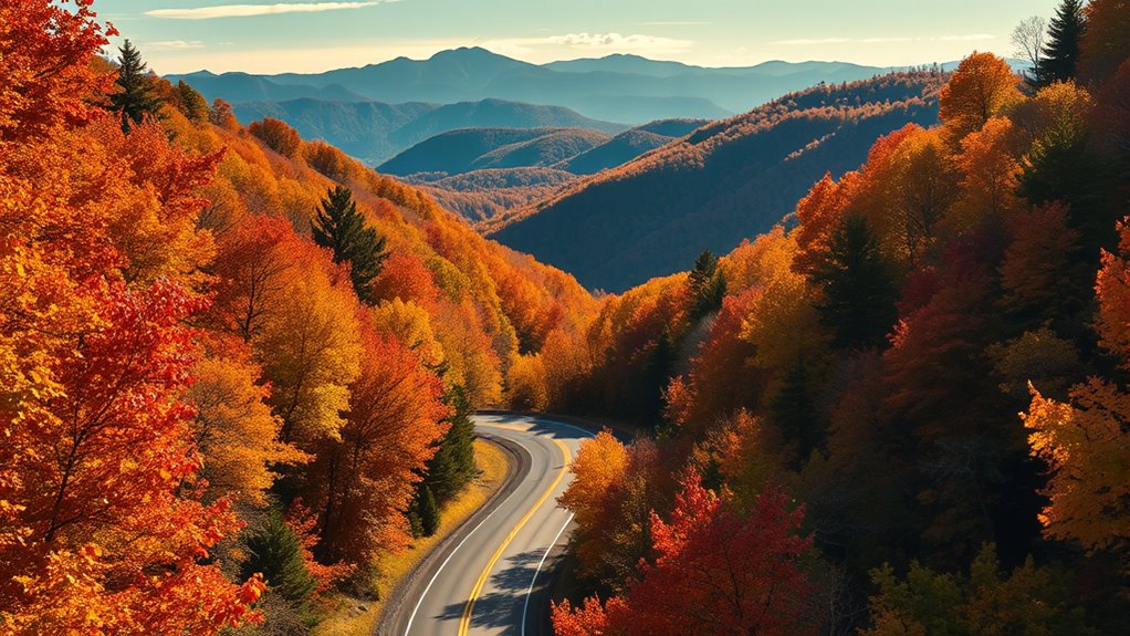 autumn foliage scenic planning
