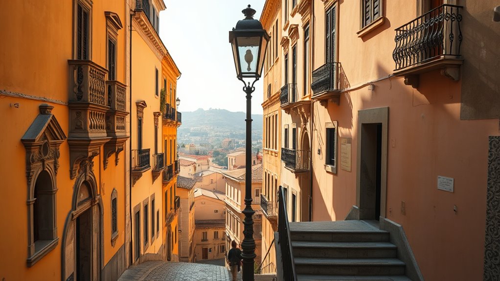 baroque architecture and street art