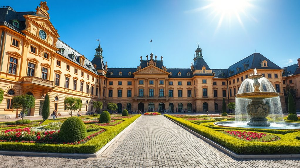 baroque palace and gardens