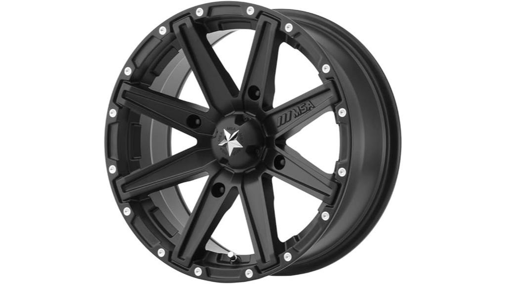 black 14x7 wheels