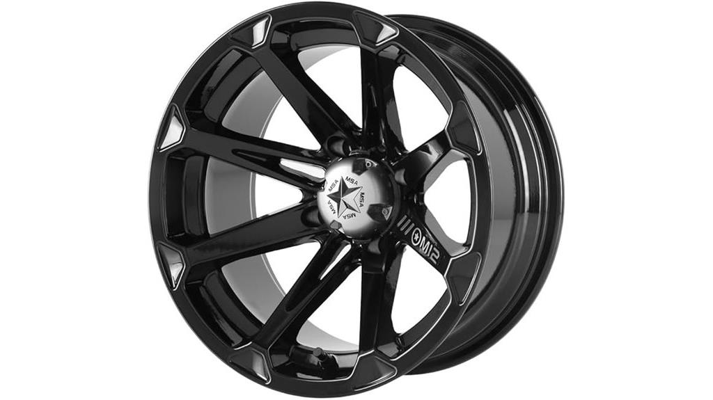 black g style 14x7 wheels