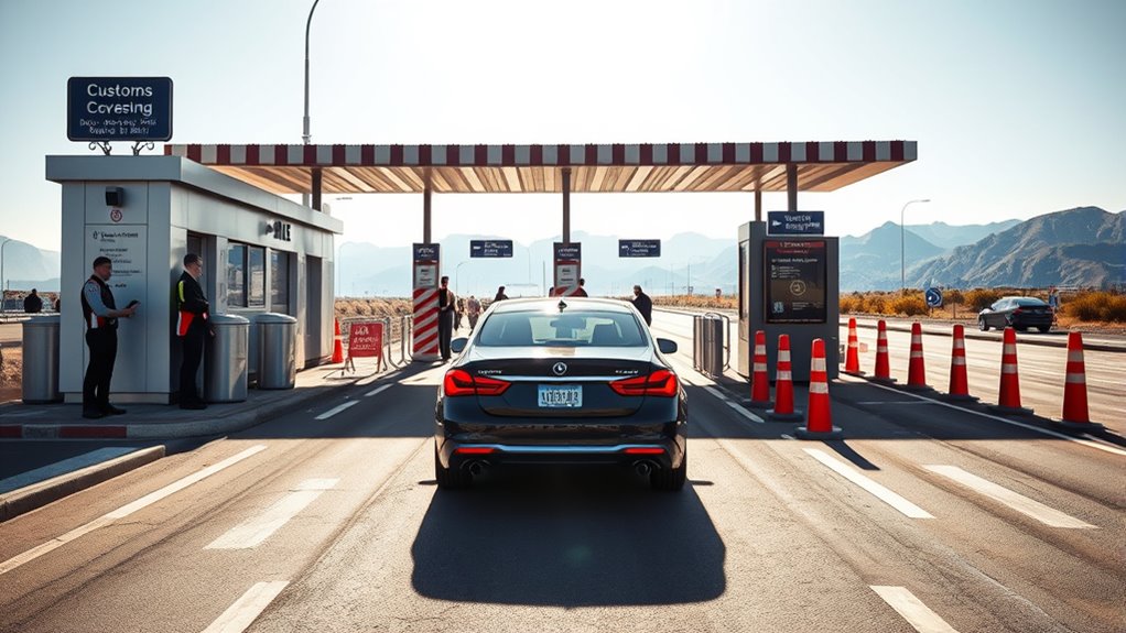 border crossing regulations compliance