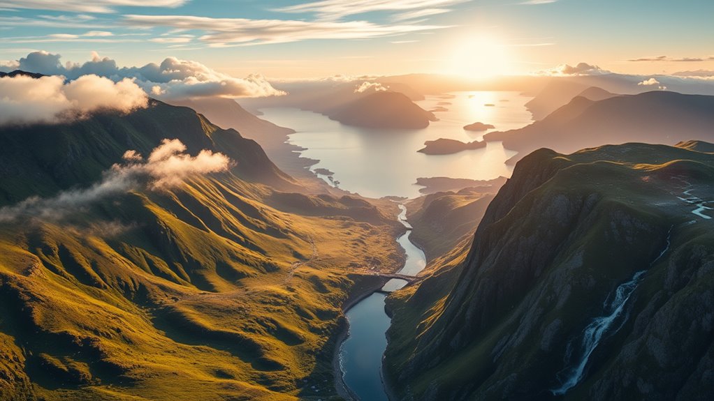 breathtaking fjord mountain views