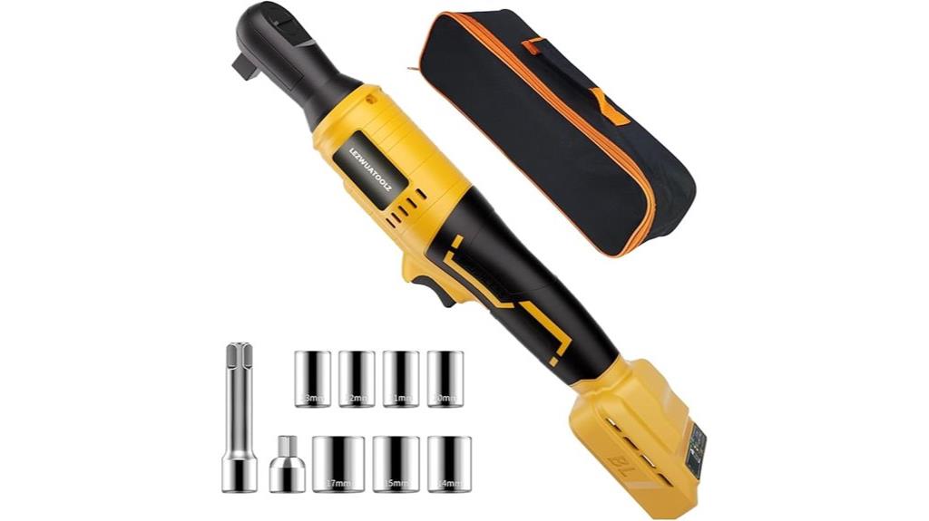 brushless ratchet with adapter