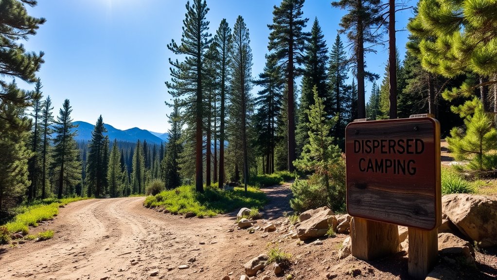 camp on public lands