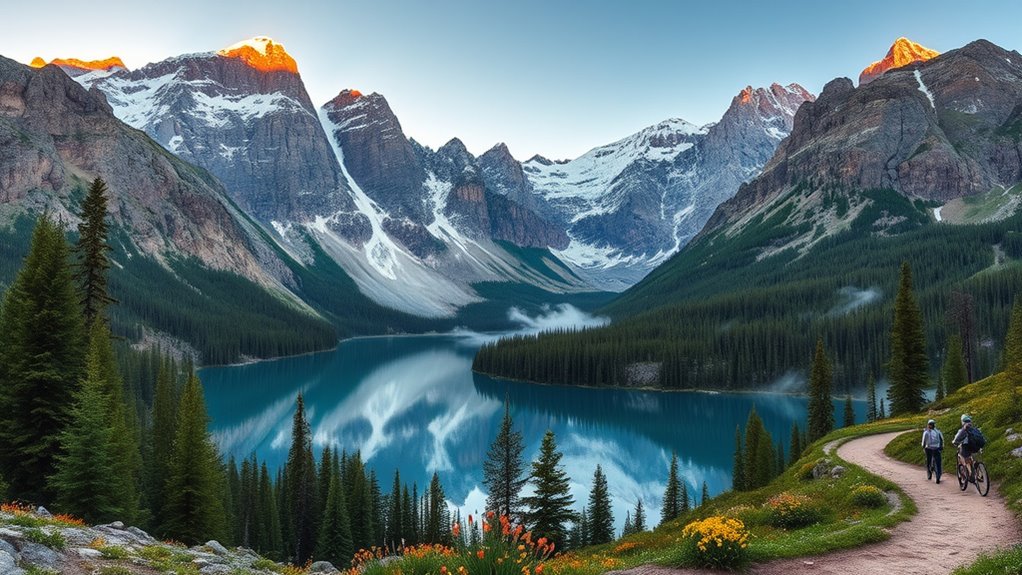canadian rockies iconic waterfalls