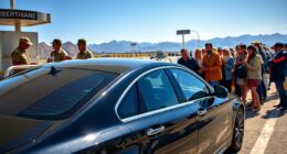 car border crossing procedures