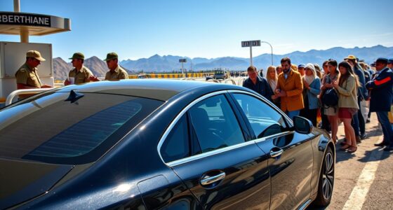car border crossing procedures