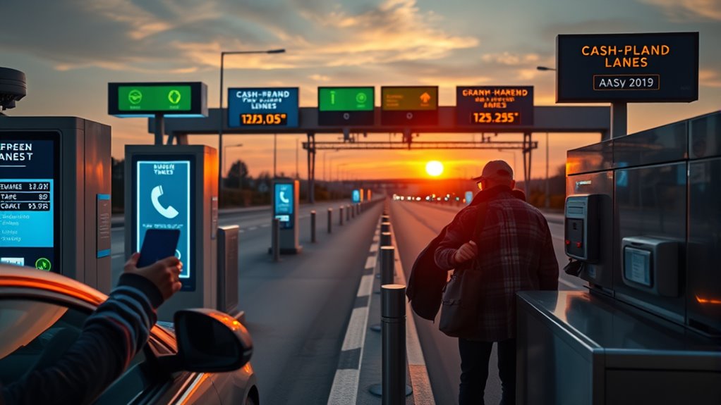 cash toll payment tips