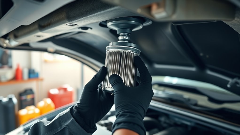 change oil filter dispose properly