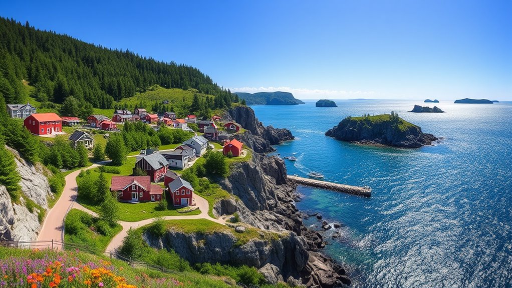 charming coastal village life