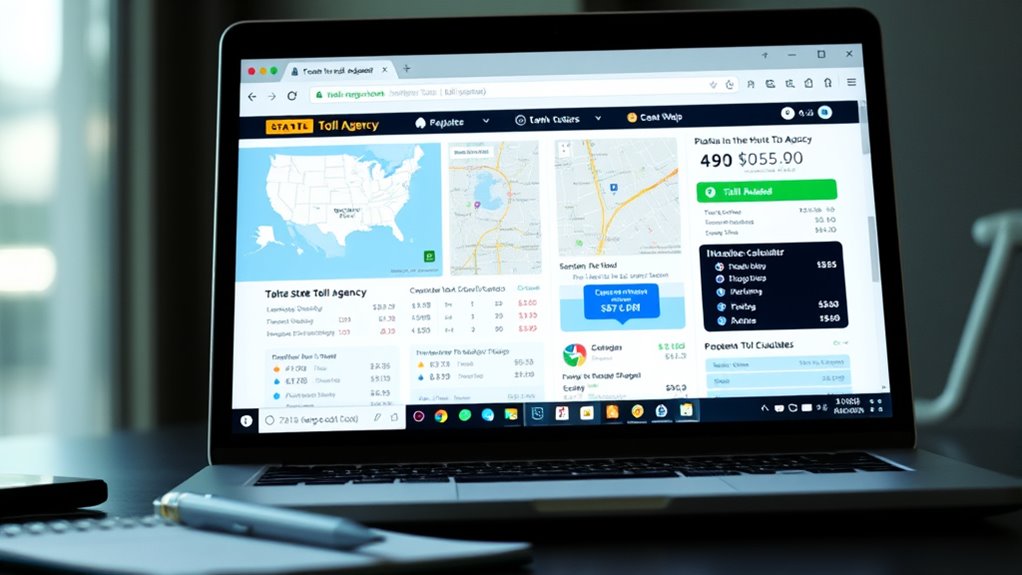 check official toll websites