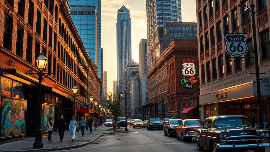 chicago starts route 66