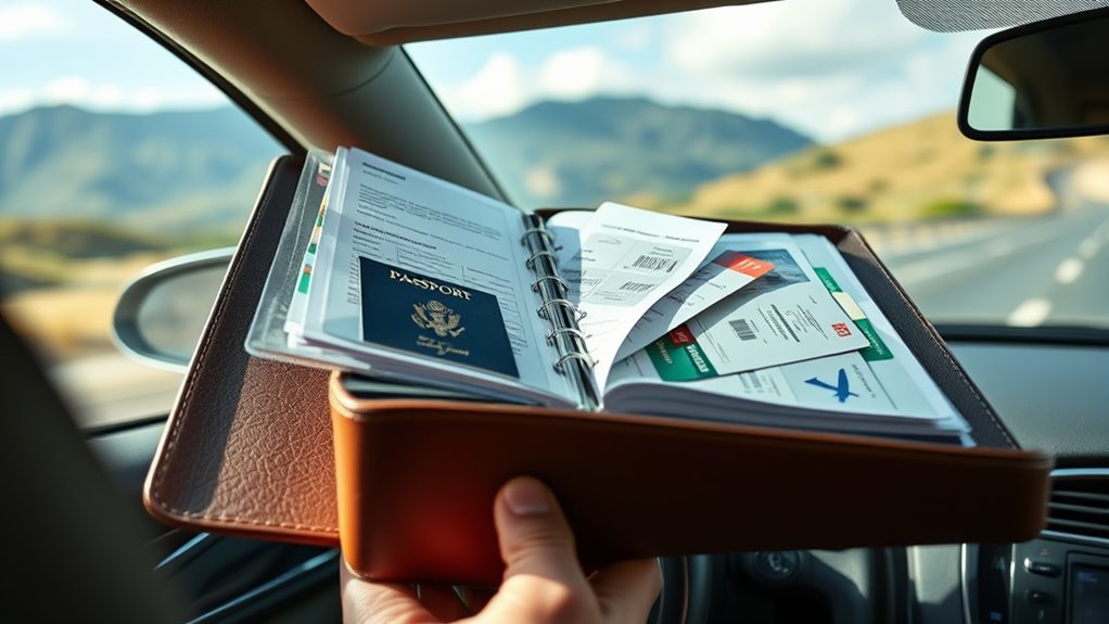 choose durable organized travel binder