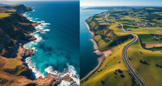 choosing coastal or inland routes