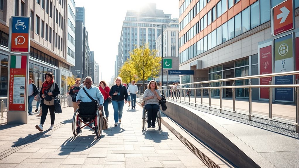 clear accessible signage design