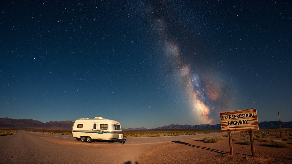 clear desert night sky