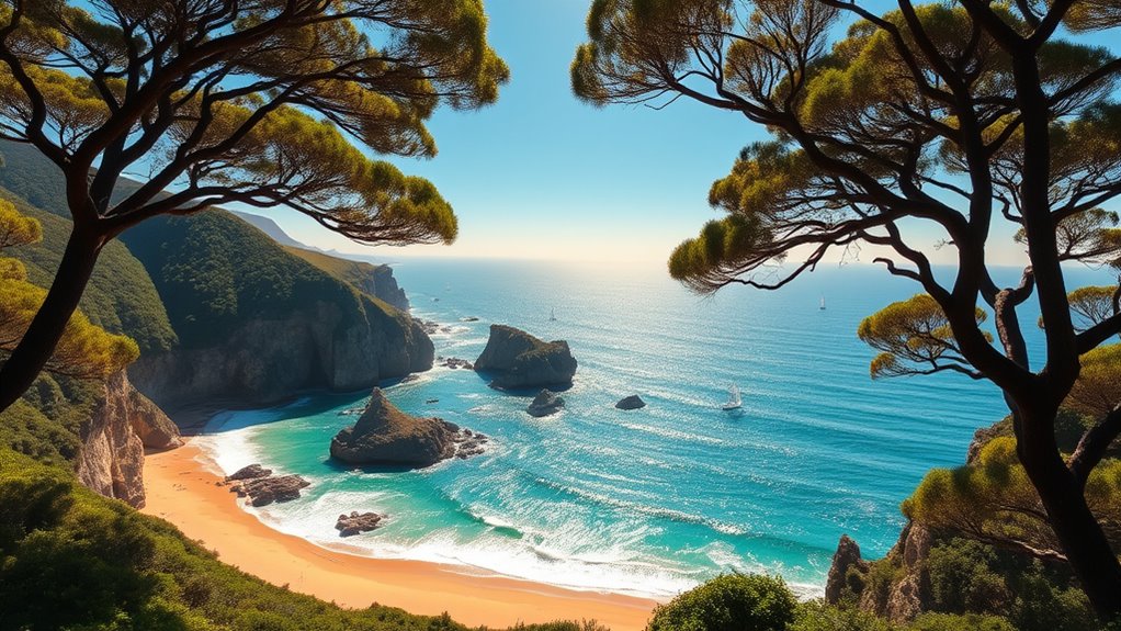 coastal views and wildlife
