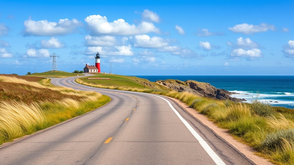 coastal villages lighthouses beaches