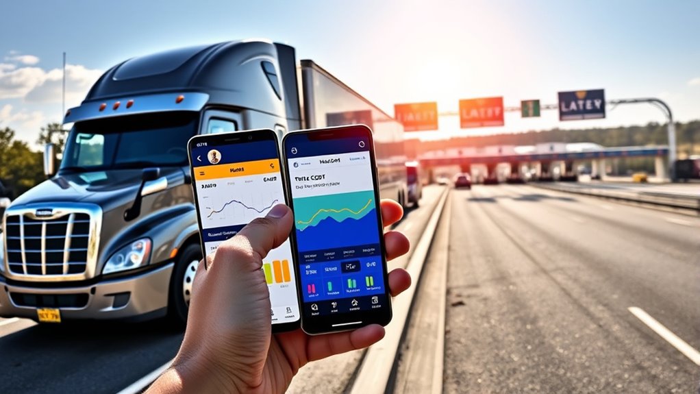 commercial vehicle toll cost estimation