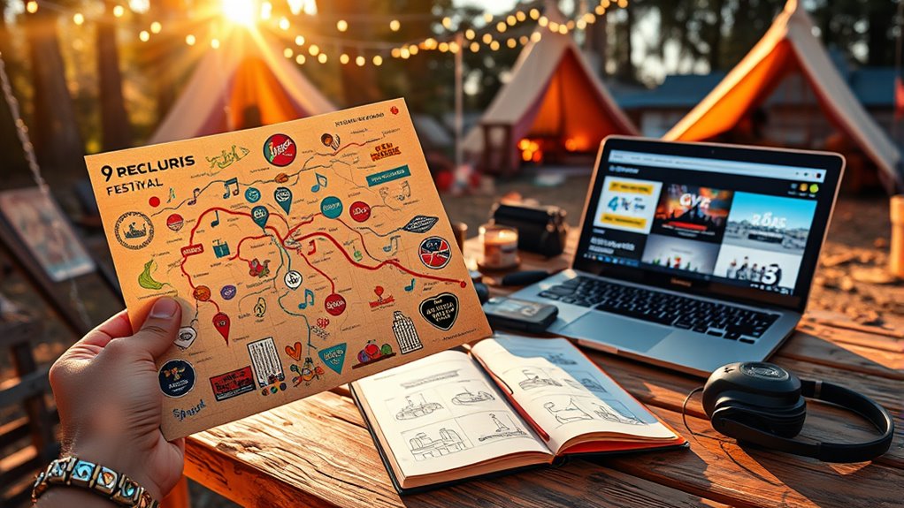 create diverse festival playlists