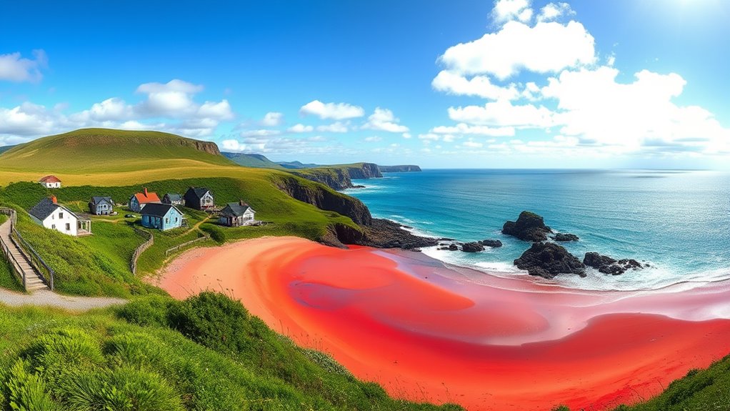 crimson beaches and green gables