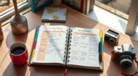 cross country travel planning calendar