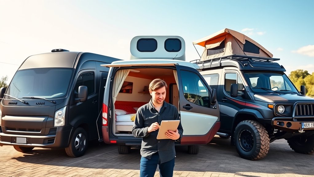 customizable comfortable van living