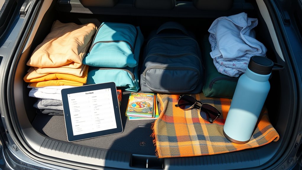 customized road trip packing