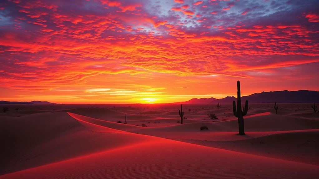 desert sunset s tranquil palette