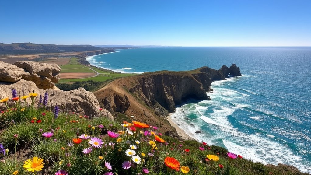 dinosaur fossils coastal scenery