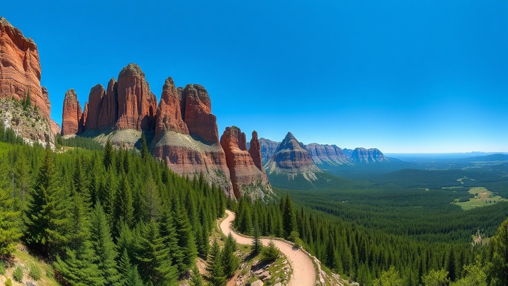 diverse flora and landscapes