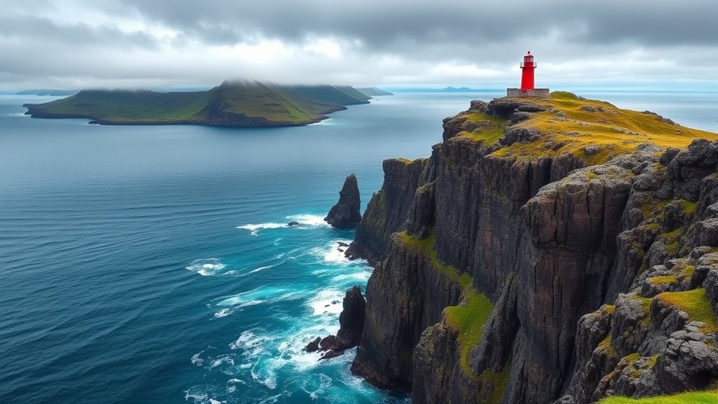 dramatic coastal and valley landscapes