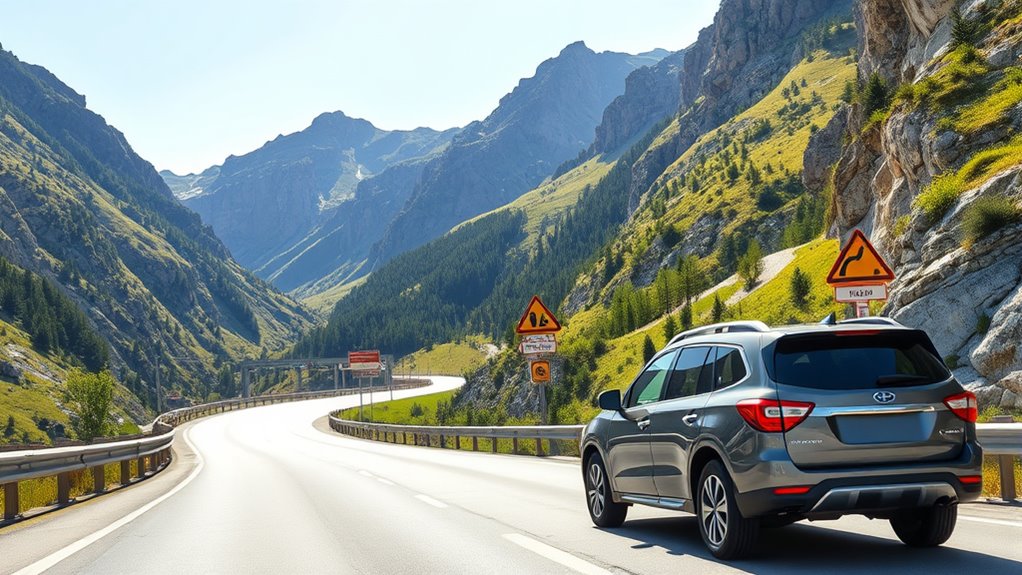 drive carefully on mountain roads