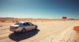 driving across nullarbor plain