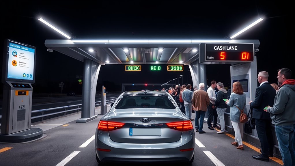 efficient contactless toll payments