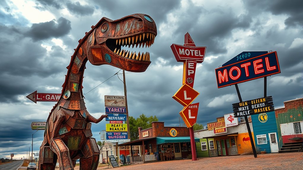 embrace unique roadside attractions