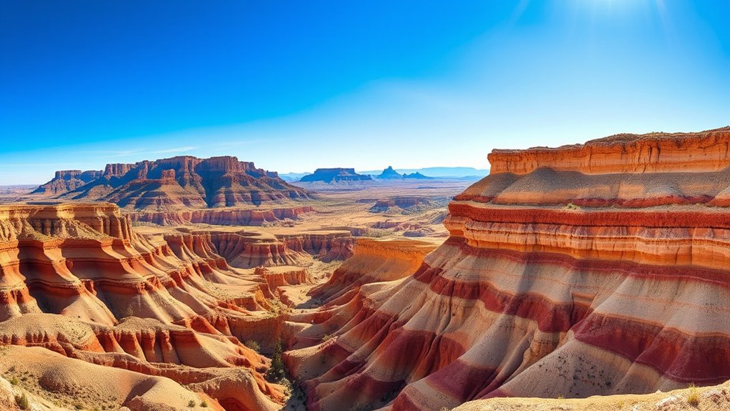 erosion shapes layered formations